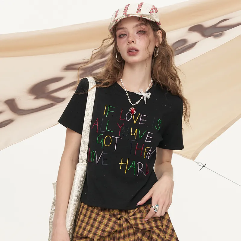 ELF SACK T Shirts Women's Calm Black-2