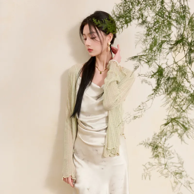 3COLOUR Knitwear Women's Light Gray Green-5