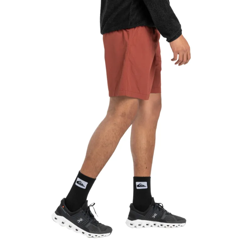 Quiksilver Volley Rip Casual Shorts Men's Red-5