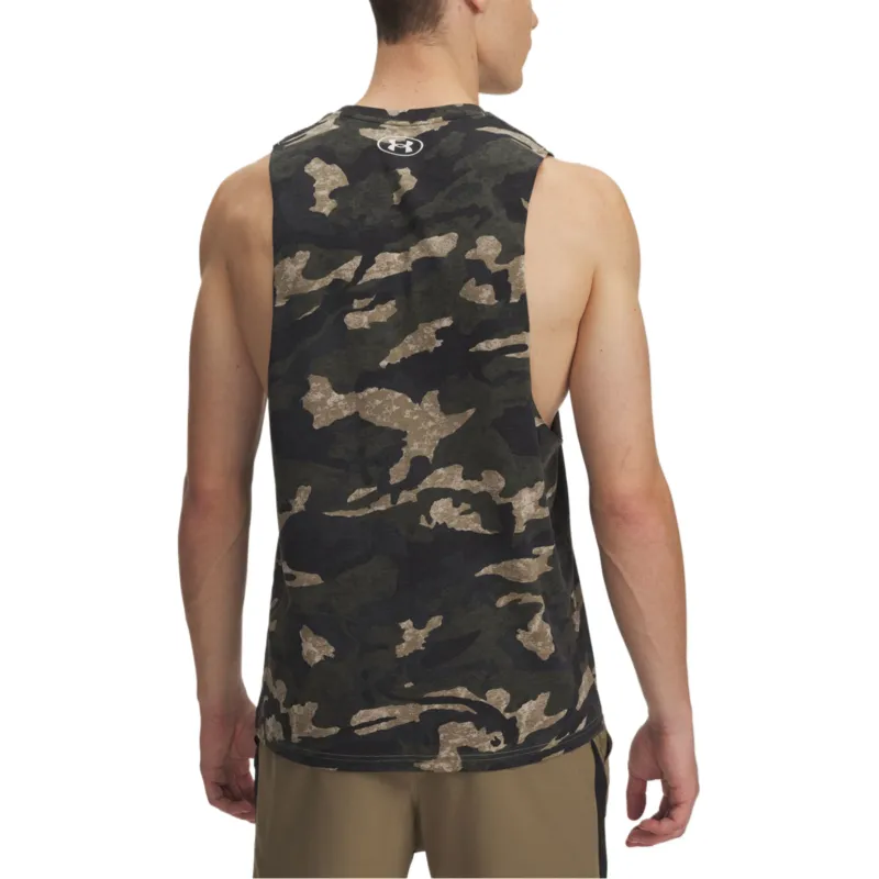Under Armour Project Rock Tank Top Men's City Khaki Baroque Green-1