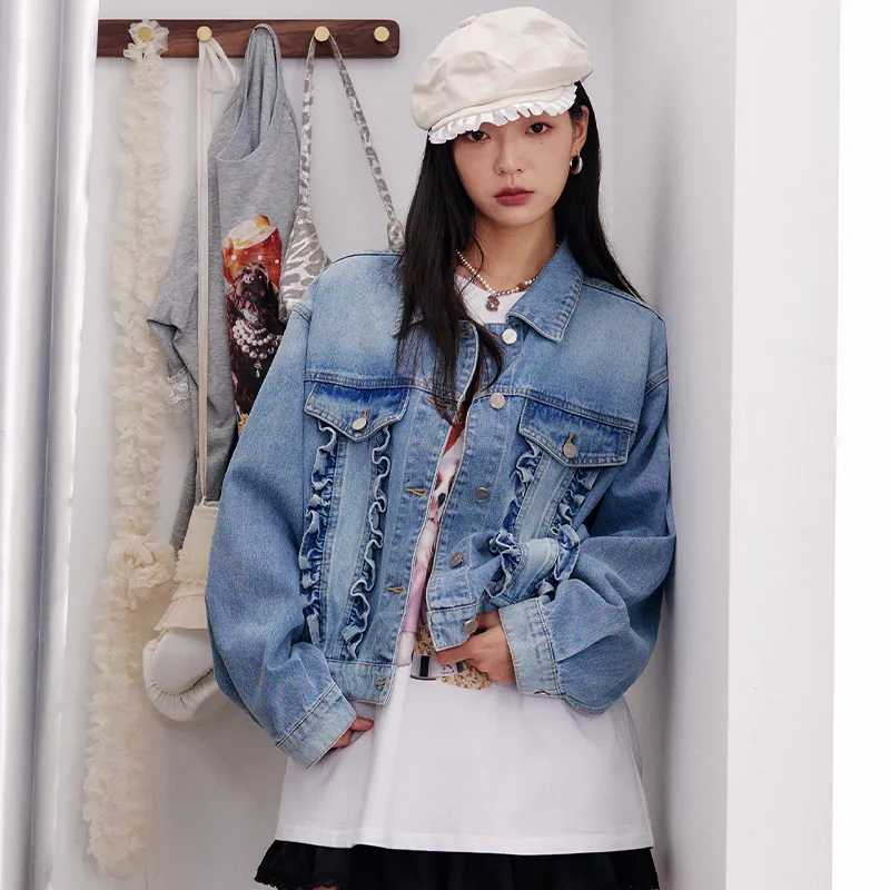 ELF SACK Denim Jackets Women's-14