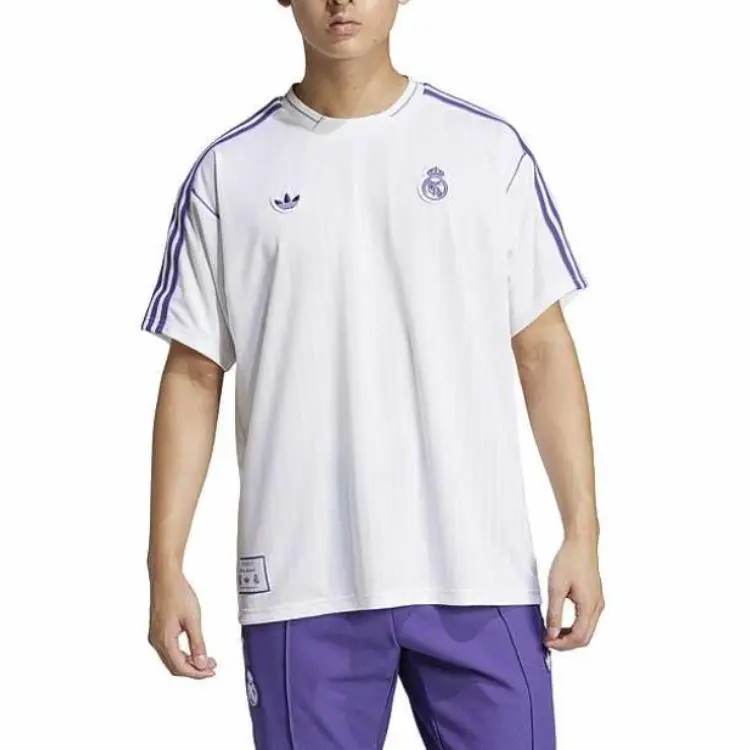 Adidas Free Shipping With AdiClub Real Madrid Terrace Icons Jersey Gender Neutral-1