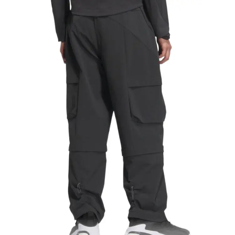 Adidas SS25 Casual Pants Men's Carbon Black-1