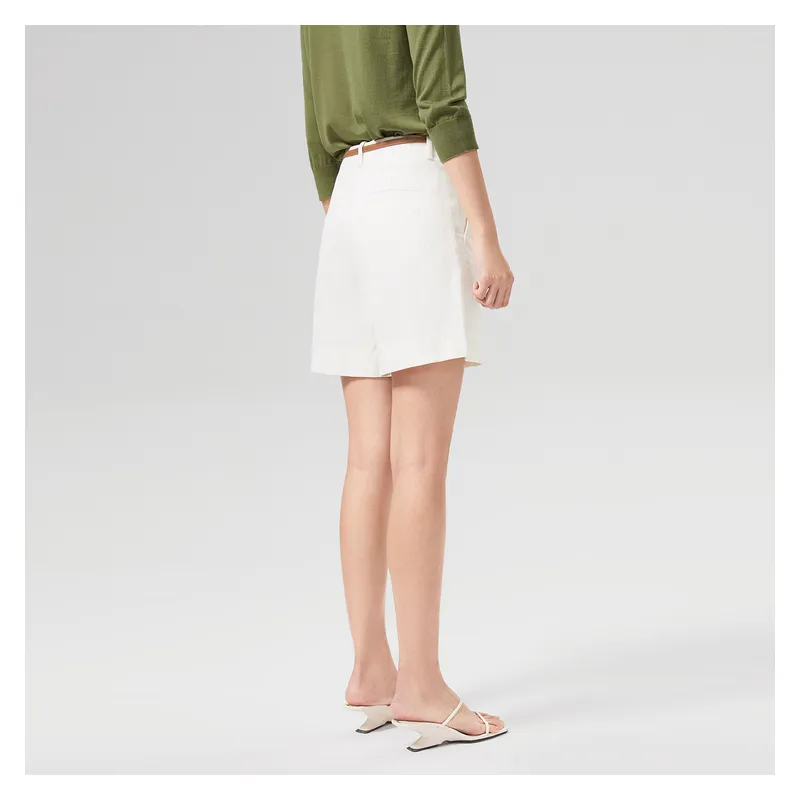 OVV Denim Shorts Women's Raw White 01-3
