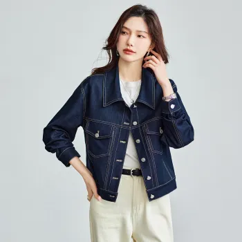 TERRE BLEUE Denim Jacket Women's Blue