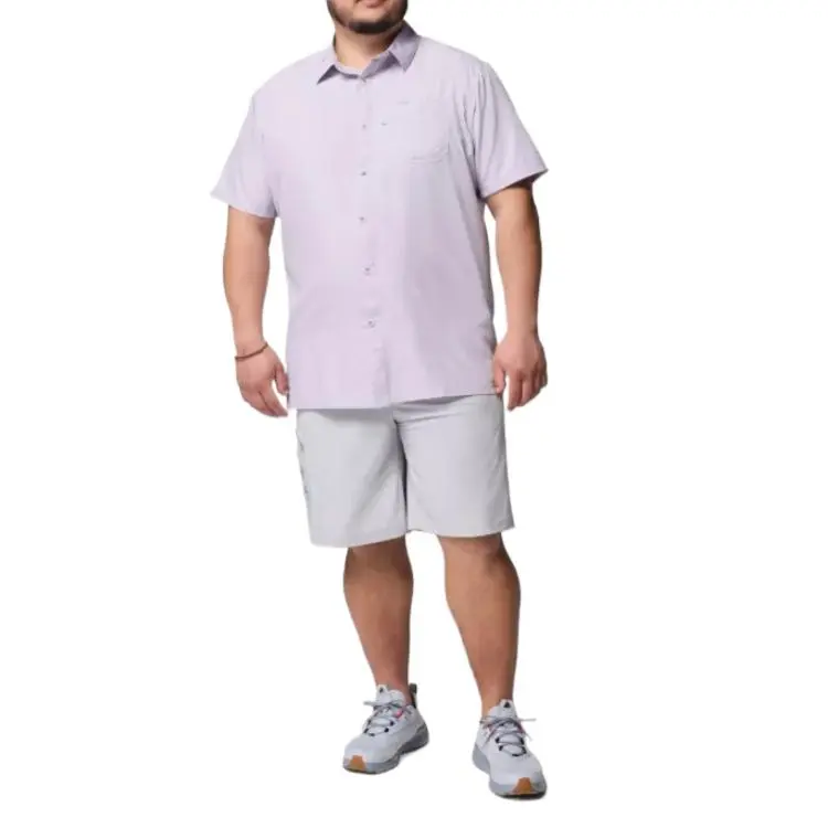 Columbia PFG Slack Tide Shirt Men's Light Purple-3