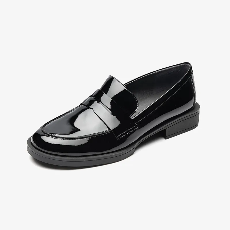 Le Saunda Loafers Women's Solid Color-2