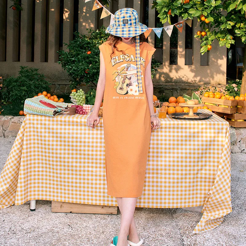 ELF SACK Sleeveless Dresses Women's-4