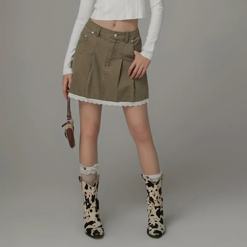 CHUU Casual Short Skirts Women's-2