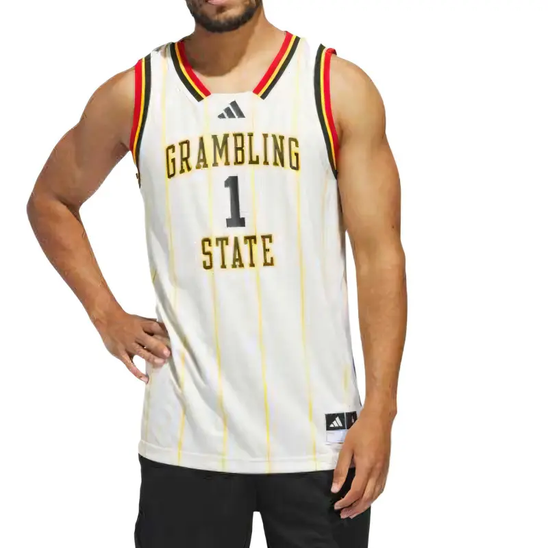 Adidas Free Shipping With AdiClub Grambling State Swingman Jersey-2