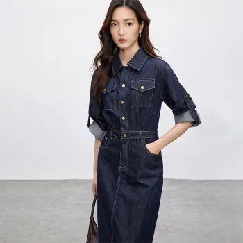 SENTUBILA Long Sleeved Dress Women's