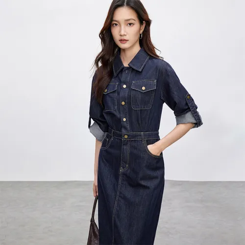 SENTUBILA Long Sleeved Dress Women's