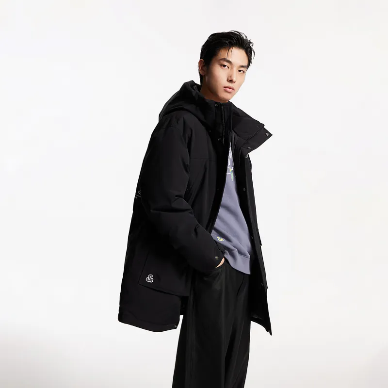 JACK JONES· x NBA Down Jacket Coat Men's Black-4