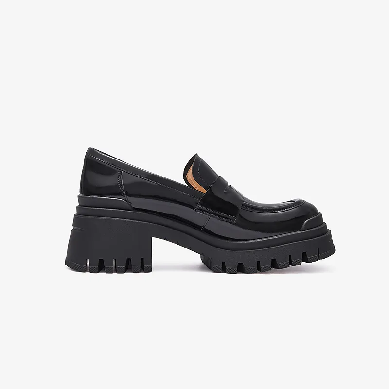 Le Saunda Loafers Women's Black-2