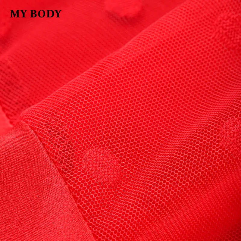 MY BODY Silk Pajama Set Women's Premium Red-4