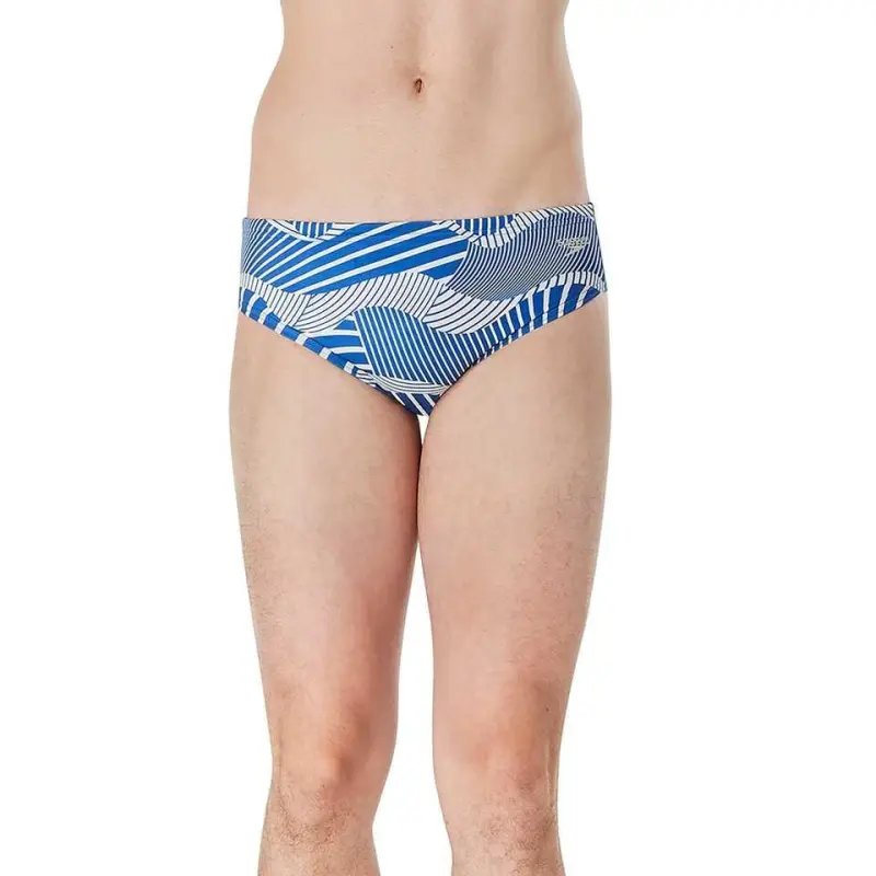 Speedo Men's Printed One Brief Cobalt Blue Swimming Shorts Men's-69