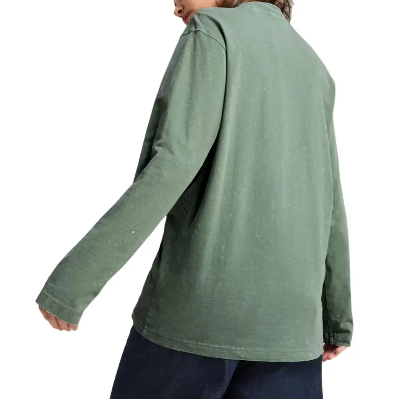 PUMA Drop Shoulder Sleeve T Shirt Women's Green-3