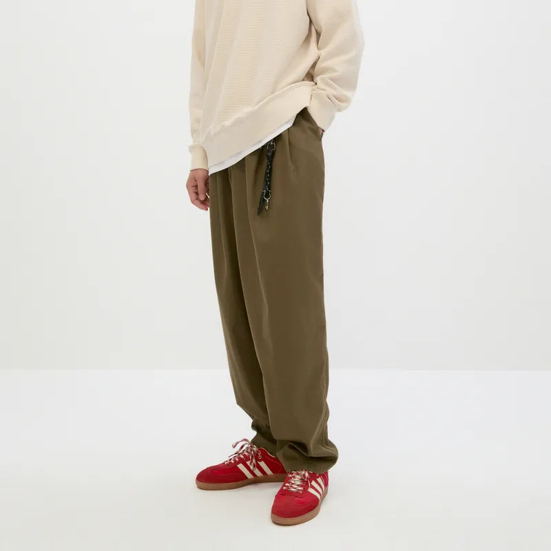GXG Casual Pants Men Khaki-3
