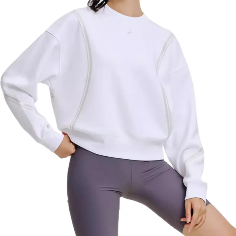 Le Coq Sportif FW/AW24 Sweatshirt Women's Porcelain White-3