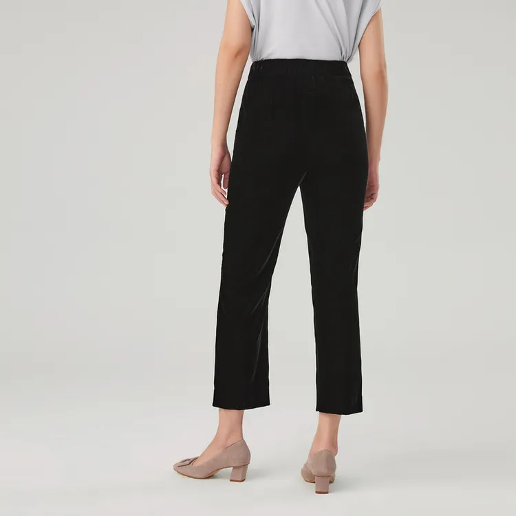 OVV Suit Trousers Women's Black Solid Color A2-3