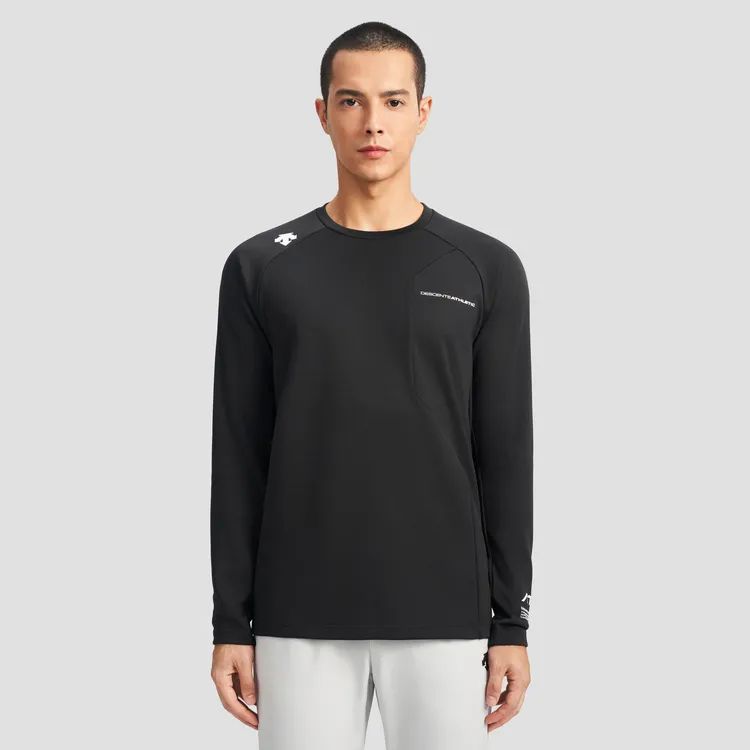DESCENTE Set in Sleeve T Shirt Men's-2