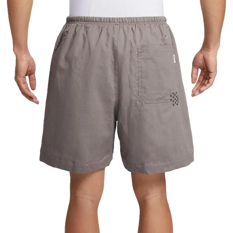 Nike Swoosh Casual Shorts Men's Cave Stone/Anthracite-1