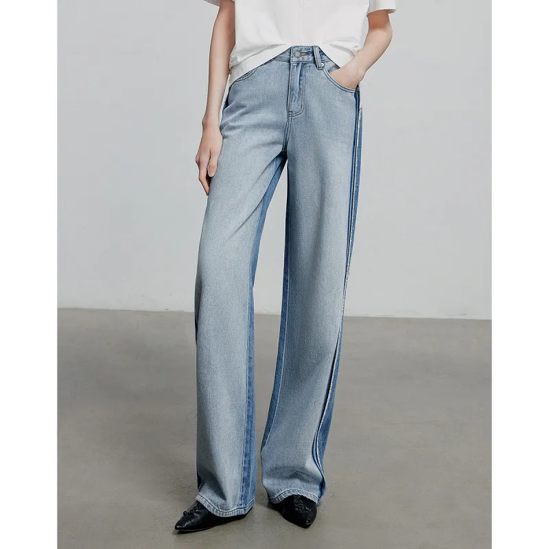 Initial Language Jeans Women's Denim Light Blue-2
