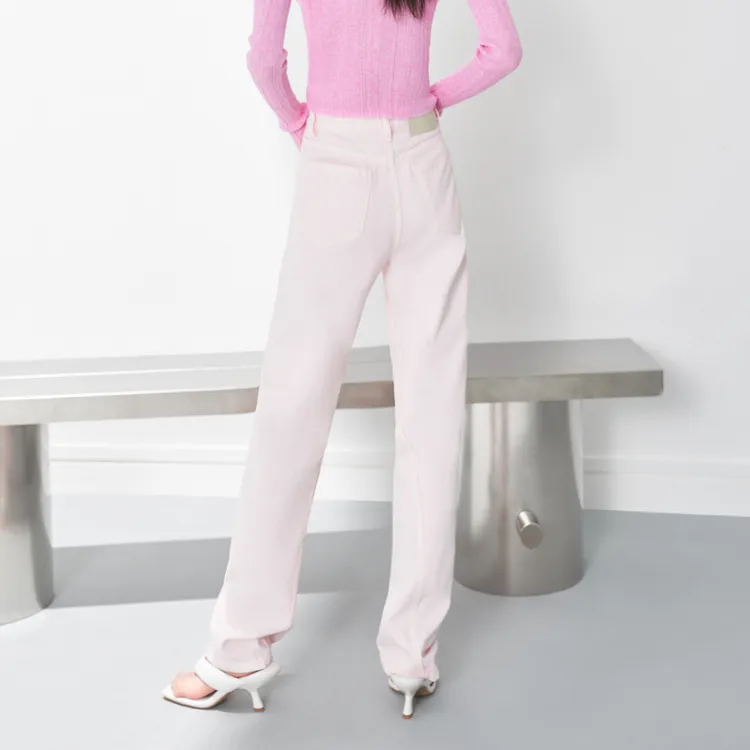 MO&CO Jeans Women's Pink-4