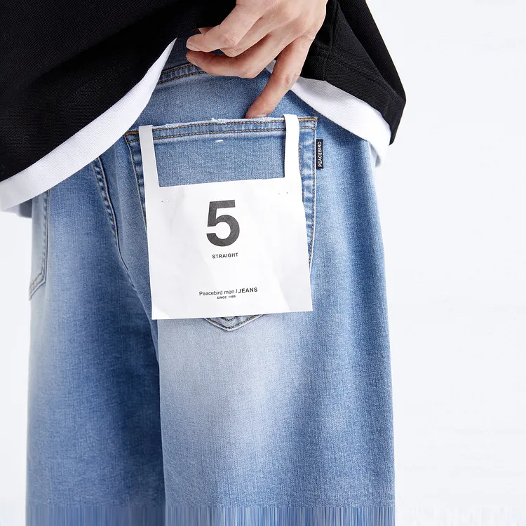 PEACEBIRD MEN Denim Shorts Men's-7