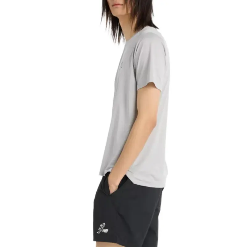 New Balance Training T Shirt Men's Gray-2