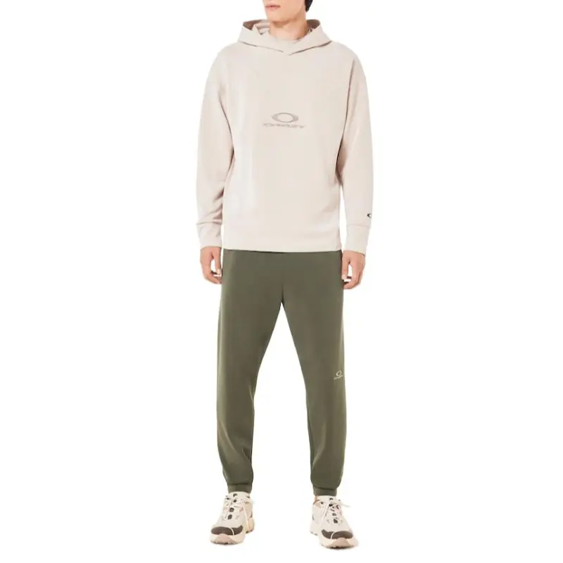 Oakley En New Retro Fleece Hoodie Sweatshirt Men's Ecru-3