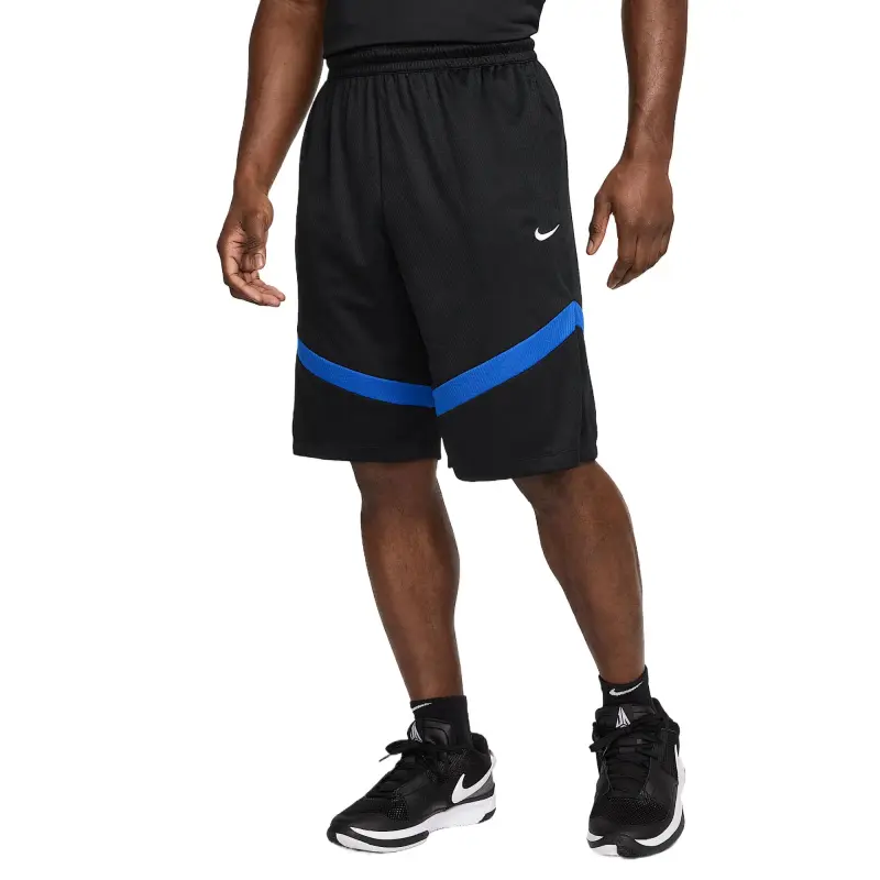 Nike IconSwoosh Basketball Shorts Men's Black Blue-3
