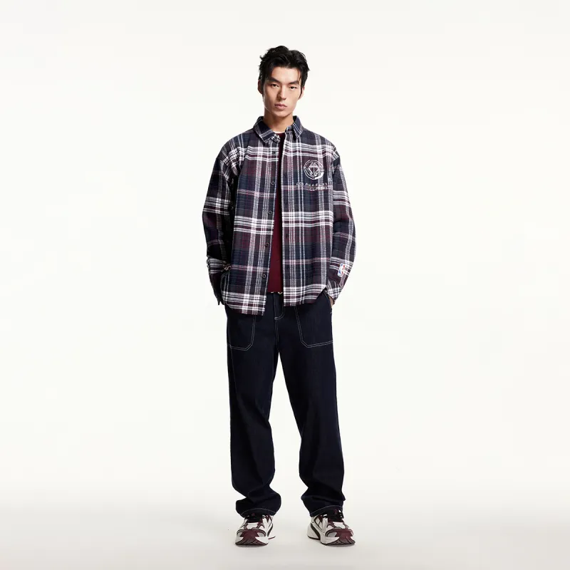 JACK JONES· x NBA Shirt Tops Men's Phantom Gray-2