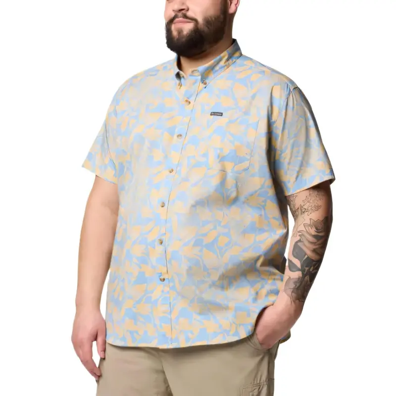 Columbia Rapid Rivers Shirt Men's Ripple Blue-2