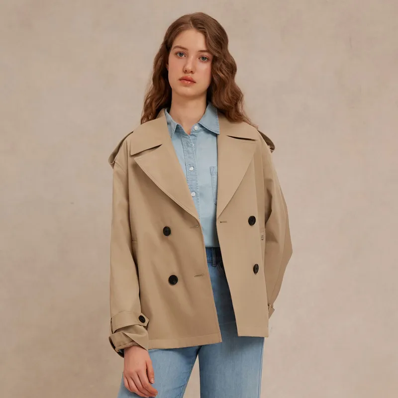 E.land Shirt Women's Light Denim-3