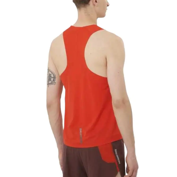 SALOMON Tank Tops Men Red-3
