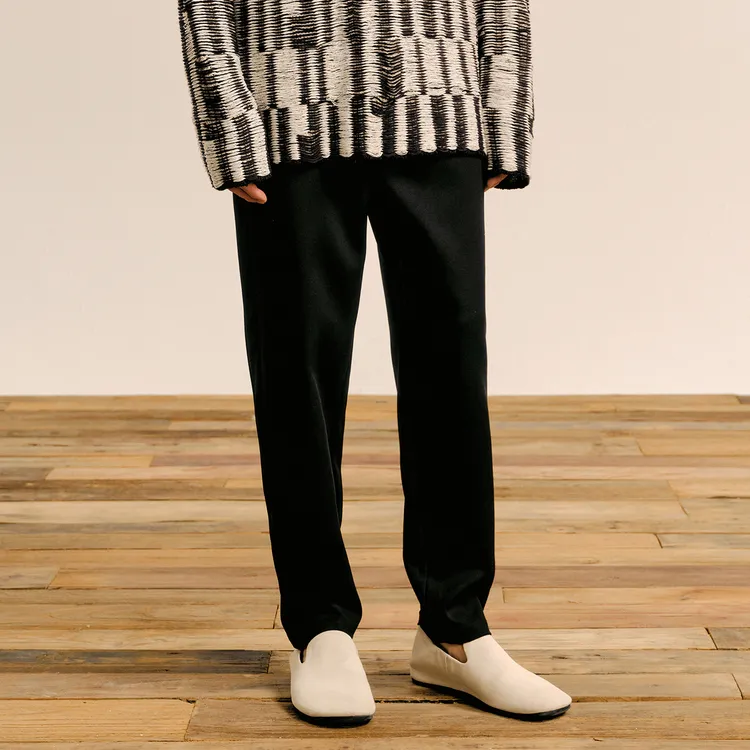 CROQUIS Casual Pants Men Jet Black-4
