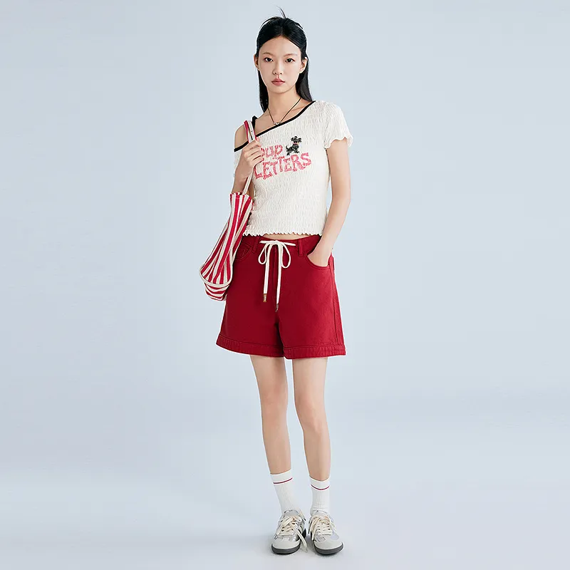 LEDIN T Shirts Women's White-3