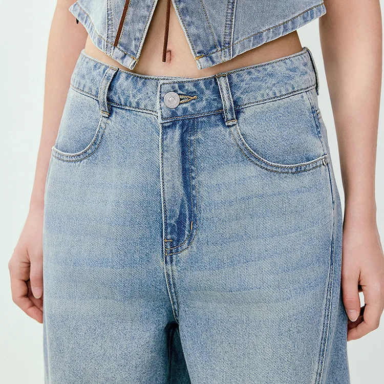 LEDIN Jeans Women's Light Denim Blue-3