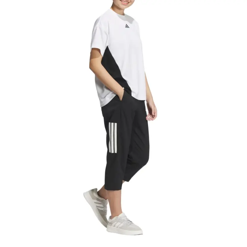 Adidas AEROREADY Capri Casual Shorts Women's Black-3