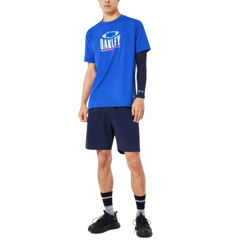 Oakley Striking Tech Cold SS Tee 7.0 T Shirt Men's Flash Blue-5