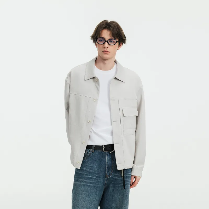 Lilbetter Jackets Coats Men's Beige-4