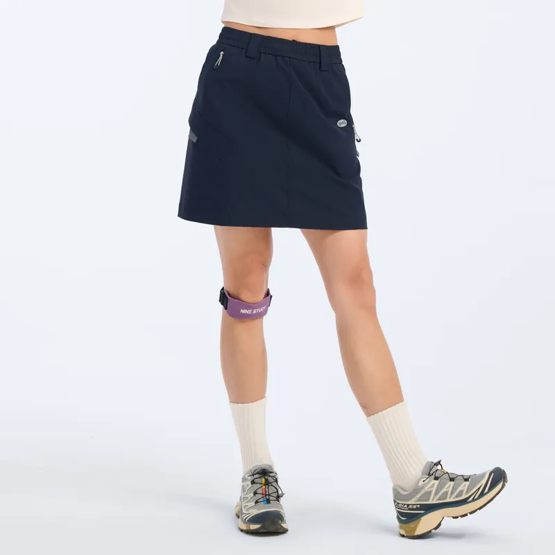 LONSDALE Casual Short Skirts Women's Navy Blue-4