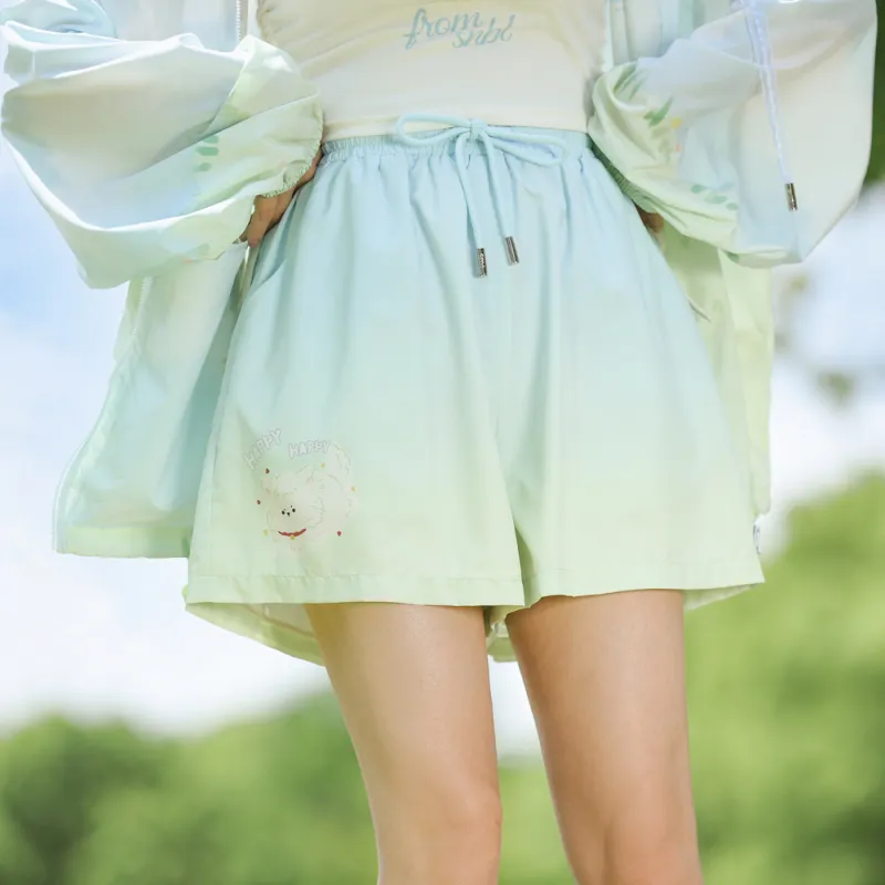 SNBL Casual Shorts Women's Turquoise-2