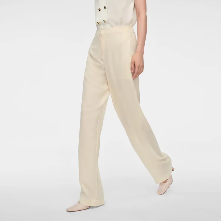 OVV Suit Trousers Women's Khaki Solid Color 09-4