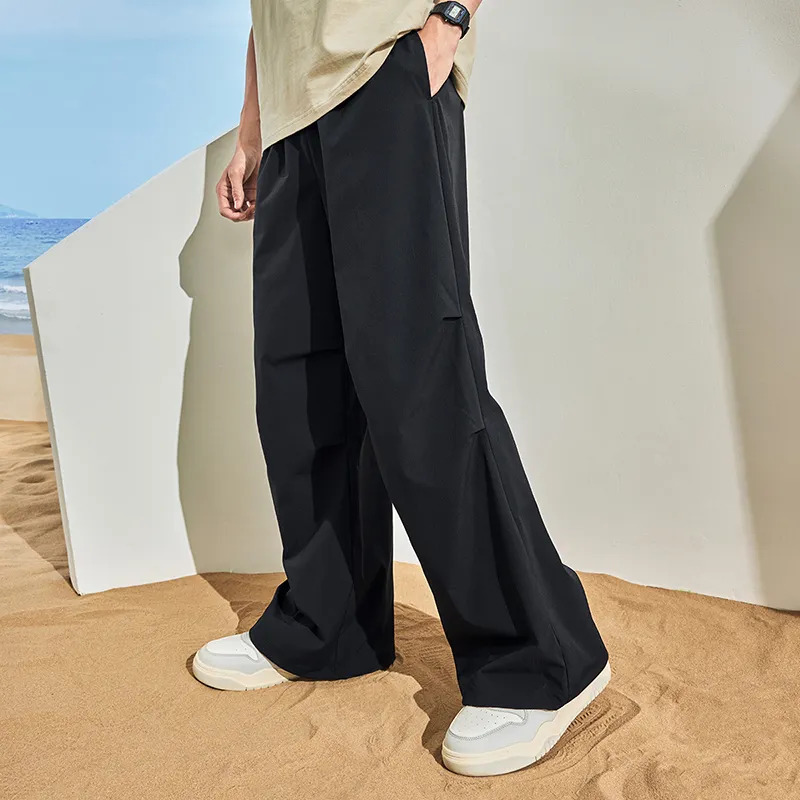 XTEP Casual Pants Unisex Jet Black-7