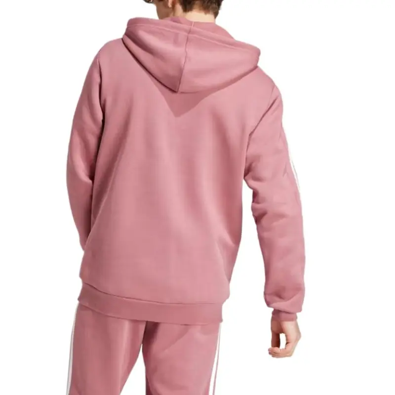 Adidas Essentials Fleece 3 Stripes Full Zip Hoodie-2