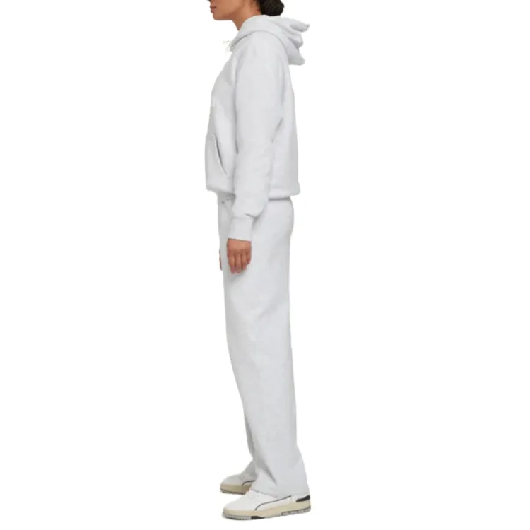 Wilson Knitted Sweatpants Women's Gray White-3