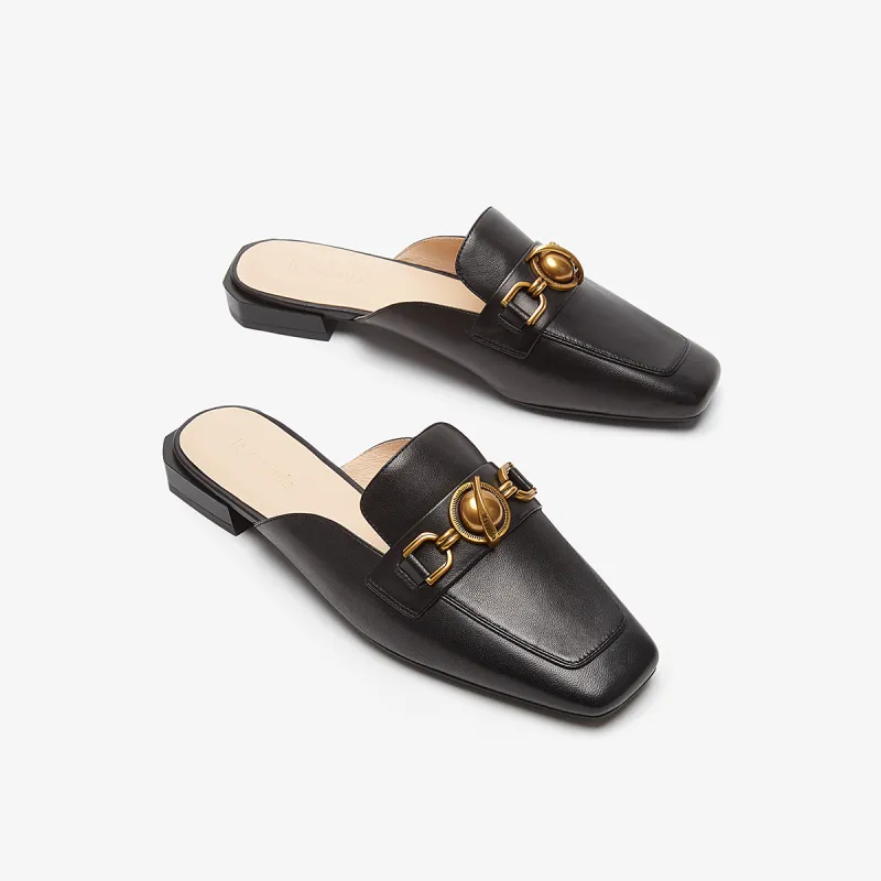 Le Saunda Rubber Sole Closed Toe Slippers Women's-7
