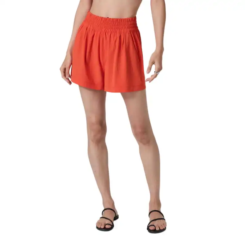 Vuori Sports Shorts Women's Bright Orange/BrightPoppy-1
